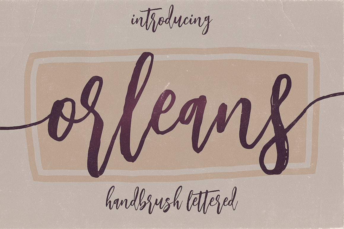 Orleans Script Font Duo
