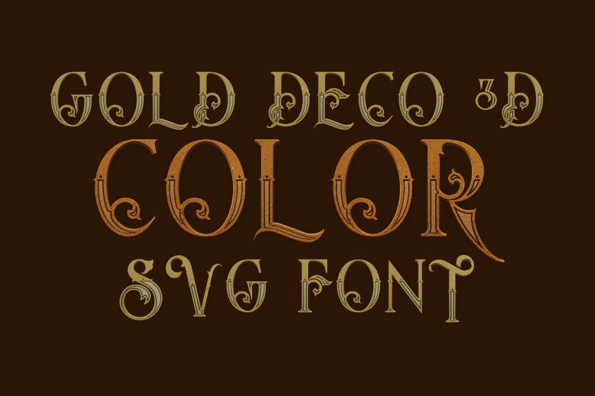 10 Color SVG Fonts 1