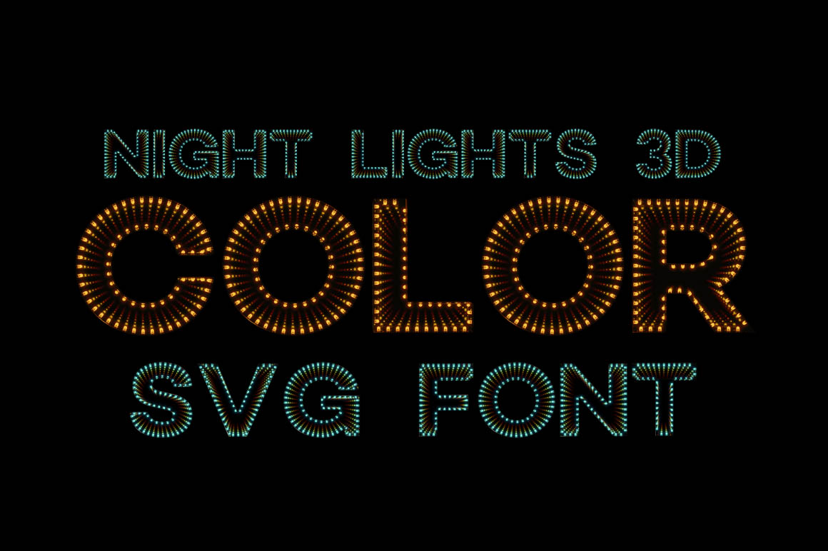 10 Color SVG Fonts 1