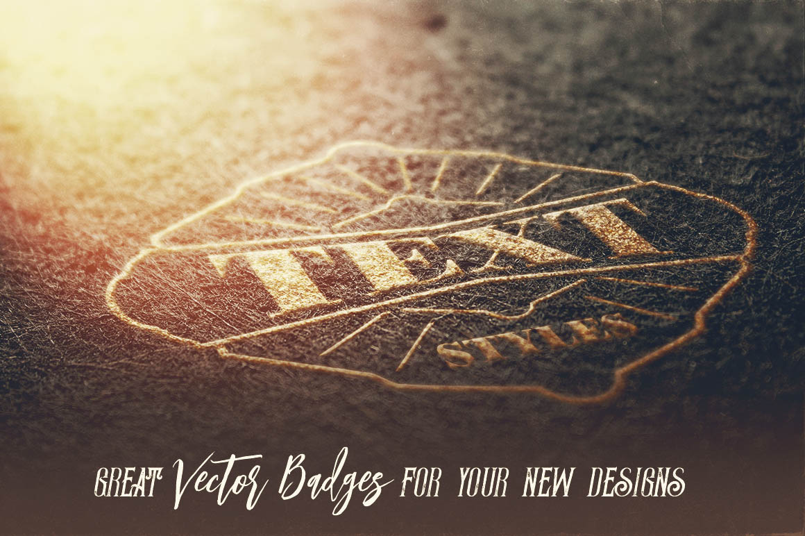 10 Free Vintage Badges 1