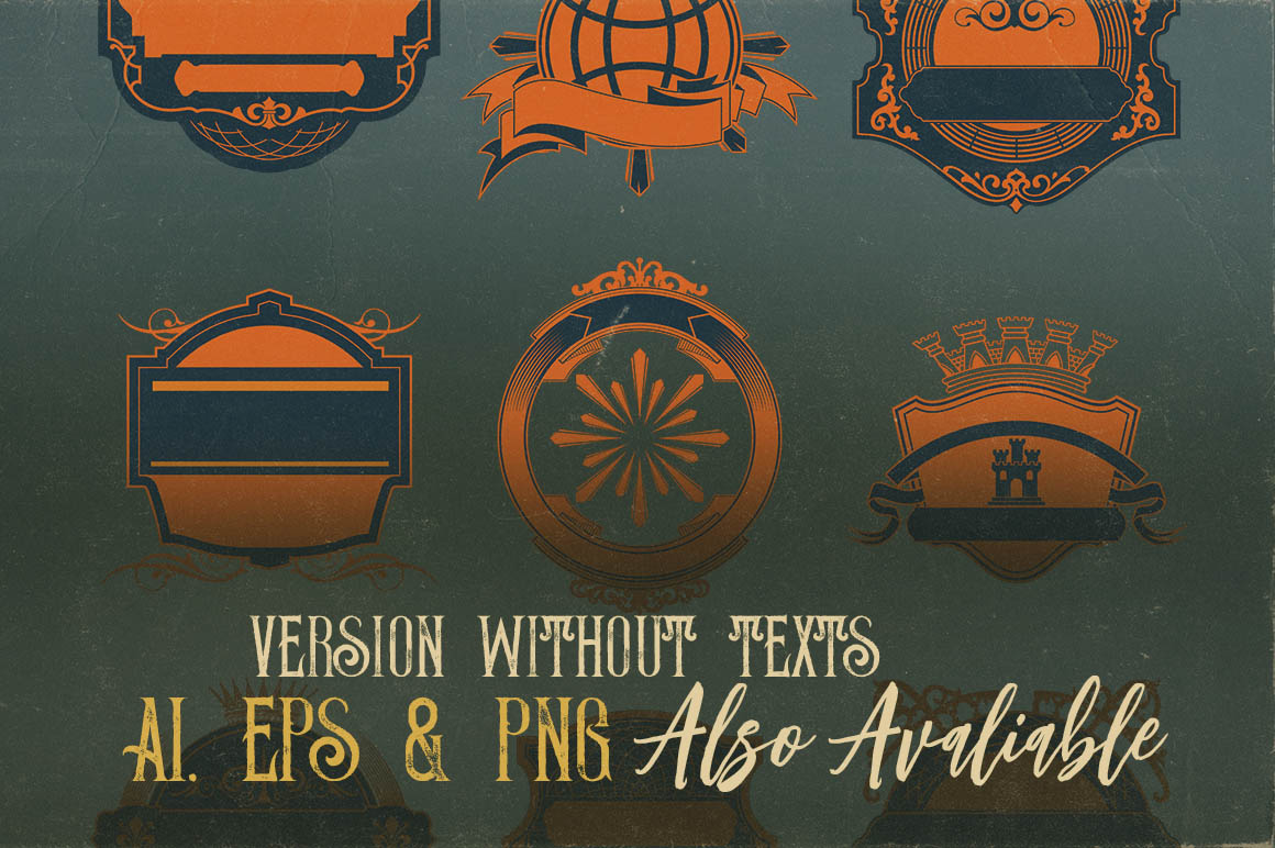 10 Free Vintage Badges 2