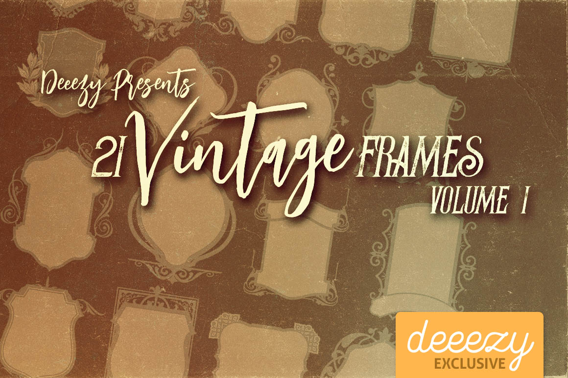 21 Free Vintage Frames 1