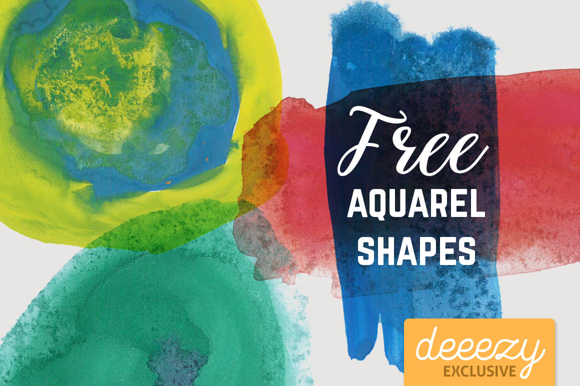 Free Aquarel Shapes