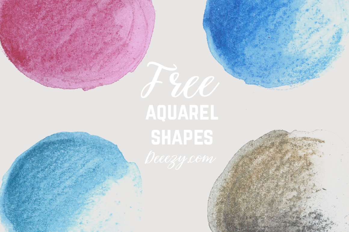 Free Aquarel Shapes