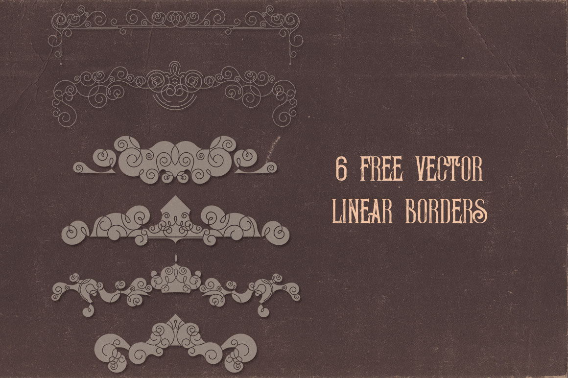 Free Vintage Linear Elements