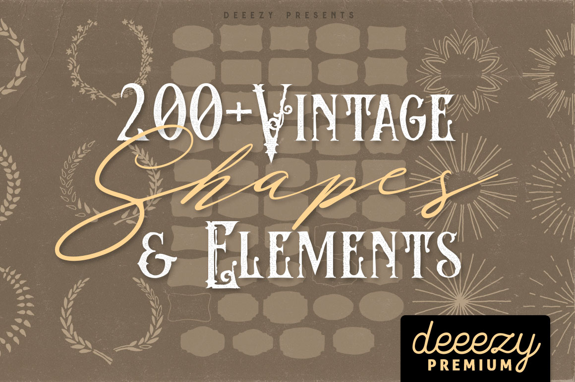 200+ Handdrawn Elements