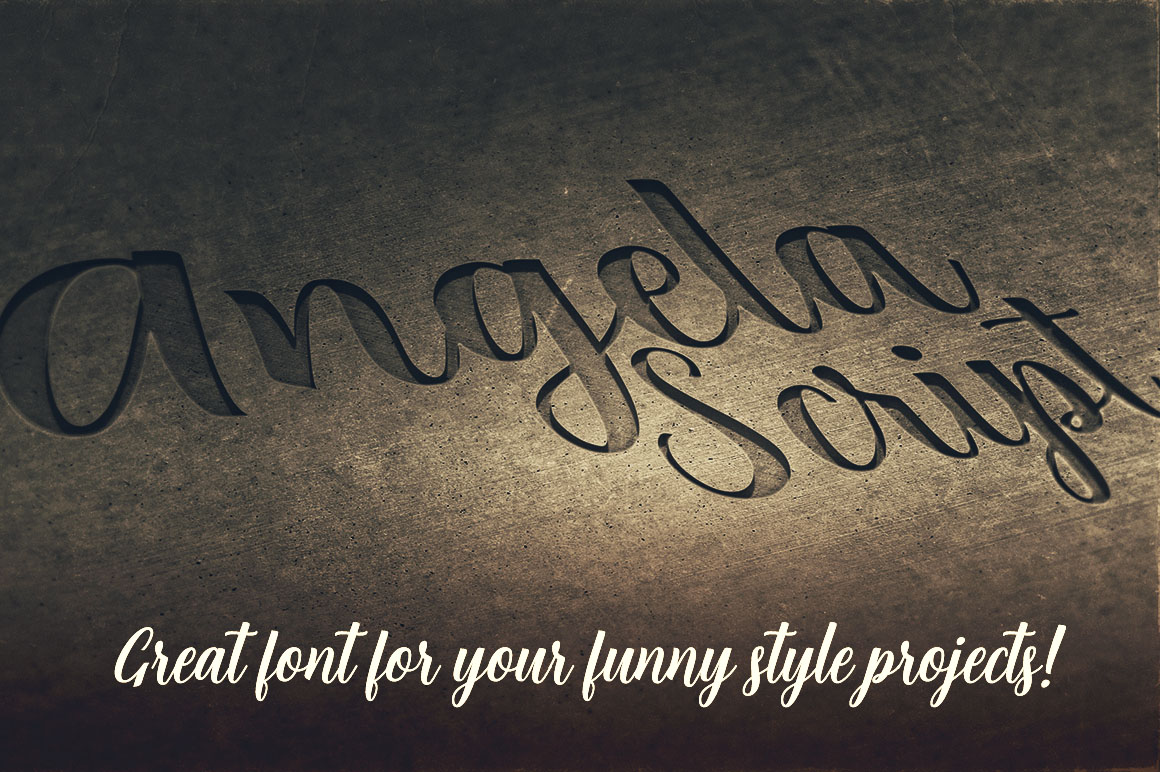 Angela Script Font