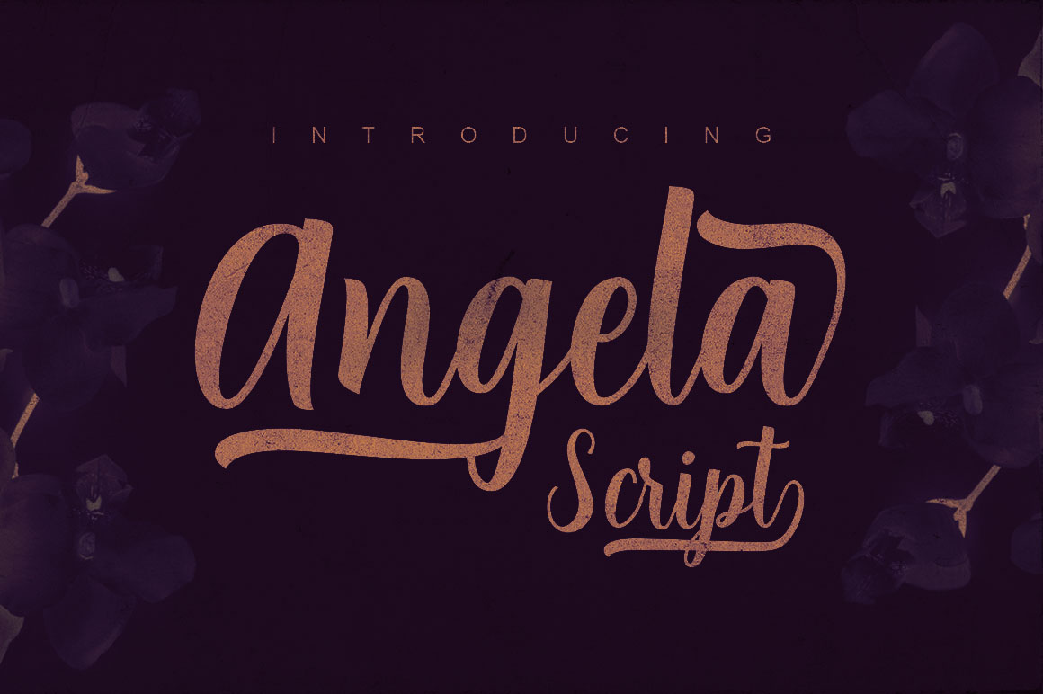Angela Script Font