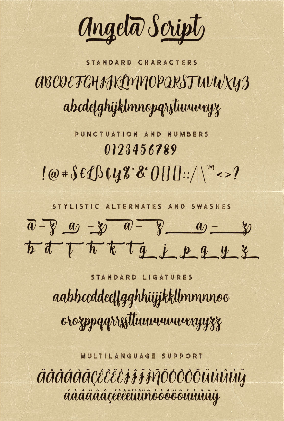 Angela Script Font