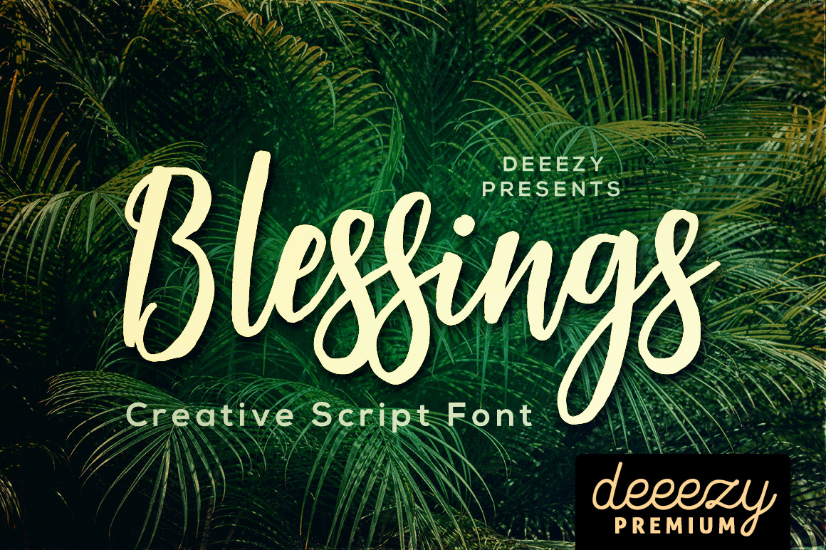 Blessings Script Font