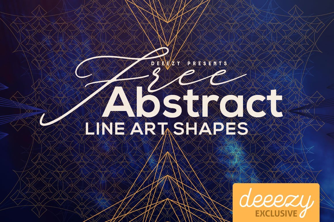 Free Abstract Line Art Shapes