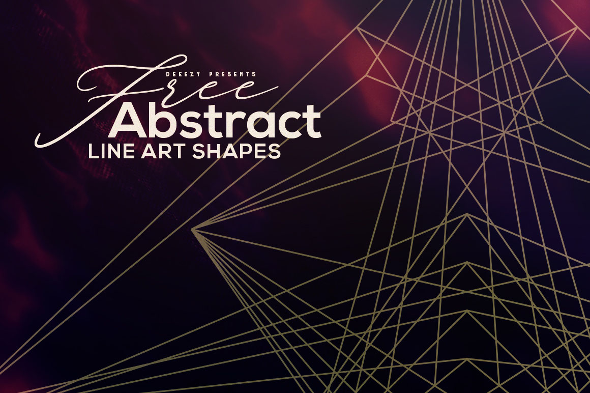 Free Abstract Line Art Shapes