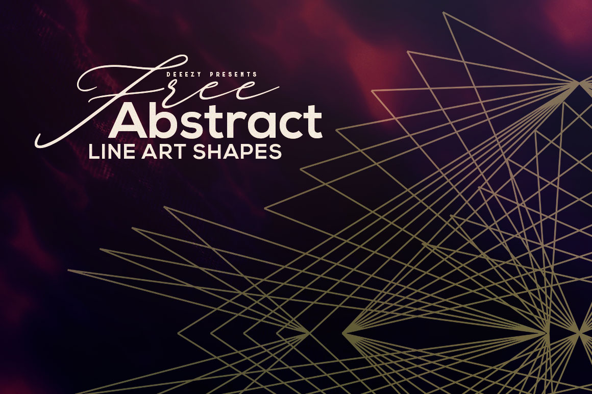 Free Abstract Line Art Shapes