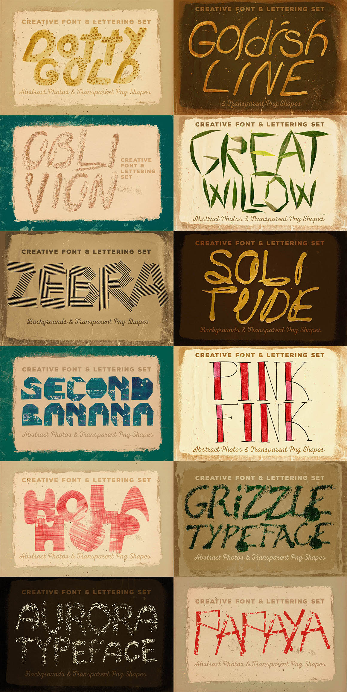 Artistic Fonts & Graphics Bundle 2