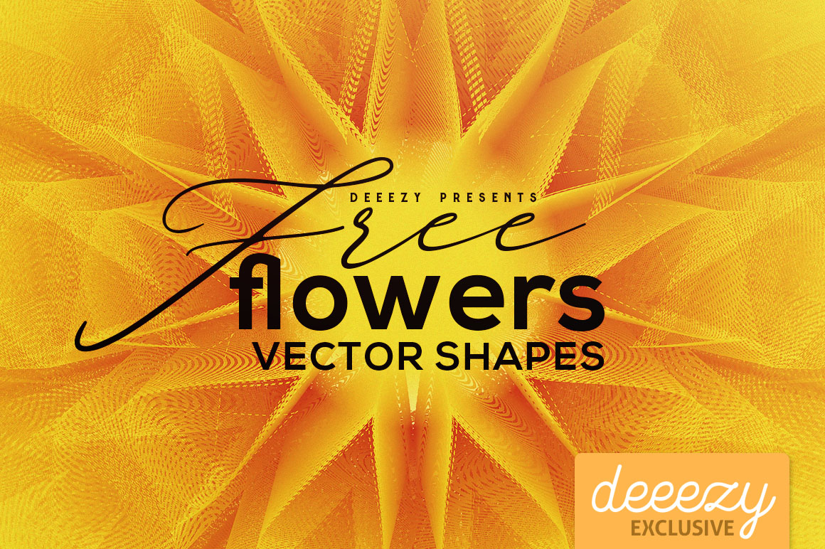 6 Free Vector Flowers