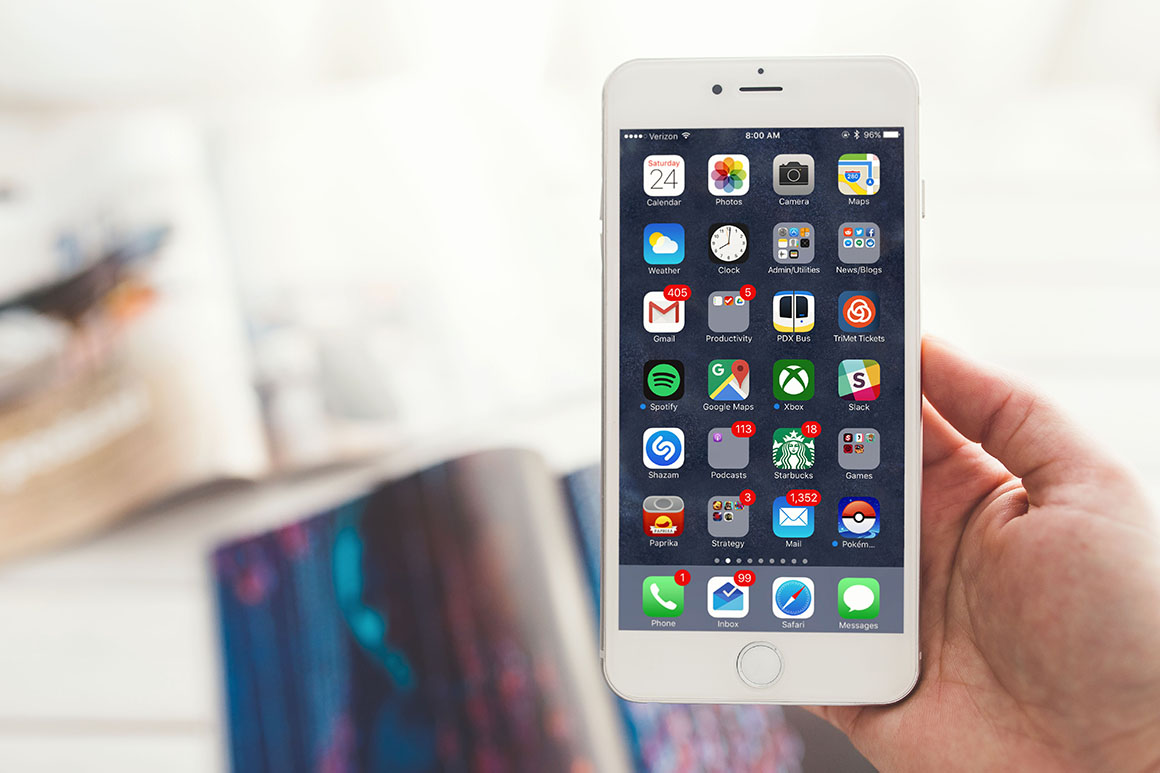 Free Phone in Hands Mockups