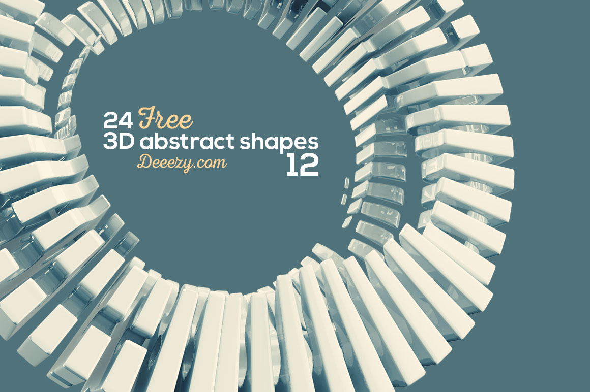 3D Abstract Shapes 12