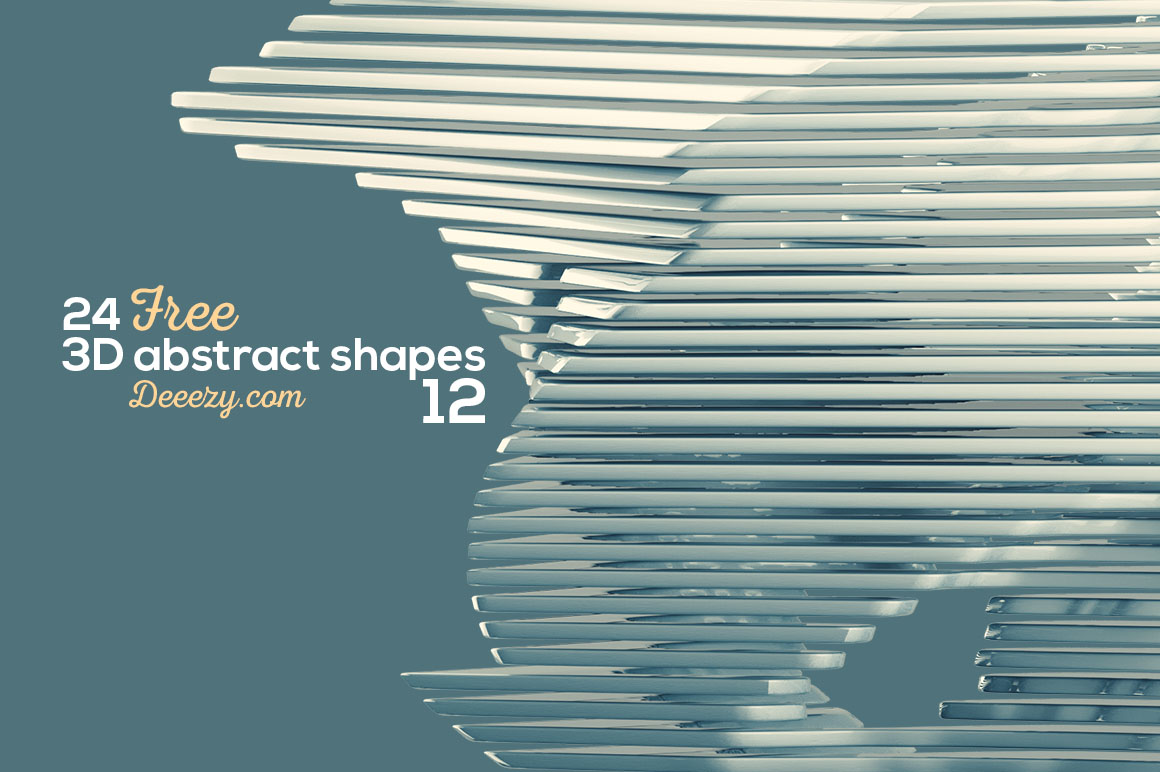 3D Abstract Shapes 12