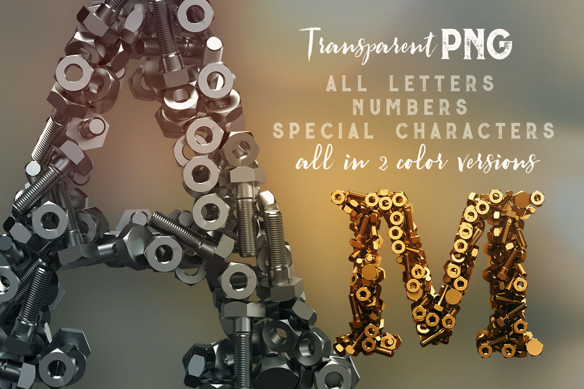 Bolts – 3D Lettering
