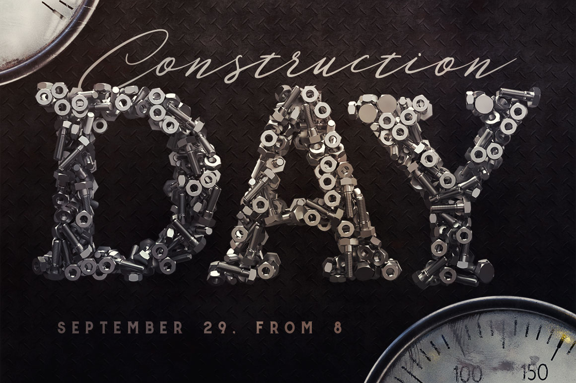 Bolts – 3D Lettering