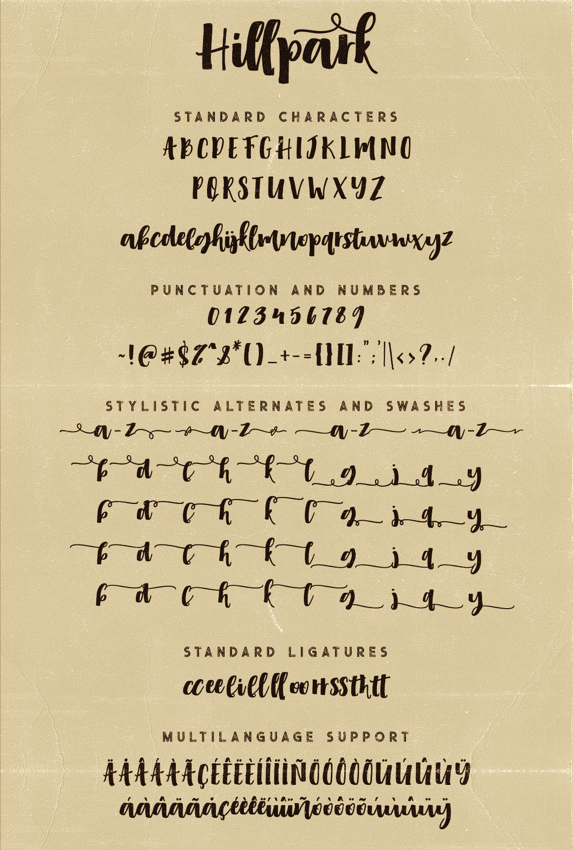 Hillpark Script Font