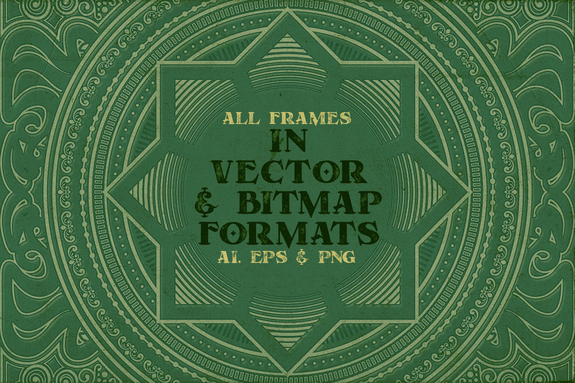 4 Free Square Ornamental Frames