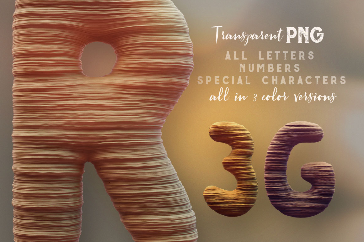 Funny Stone 3D Lettering