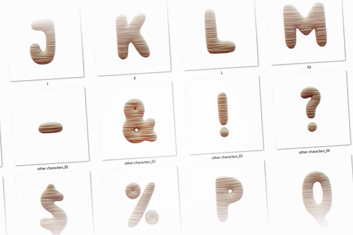 Funny Stone 3D Lettering