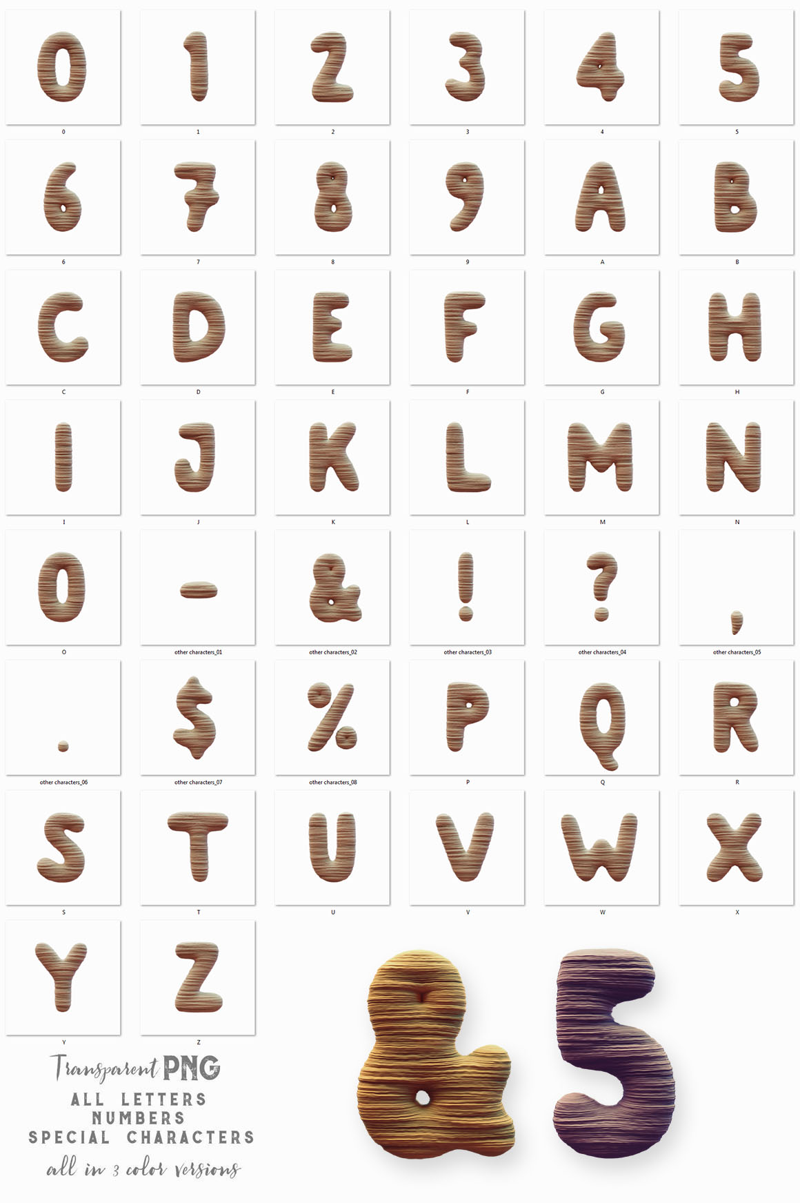 Funny Stone 3D Lettering