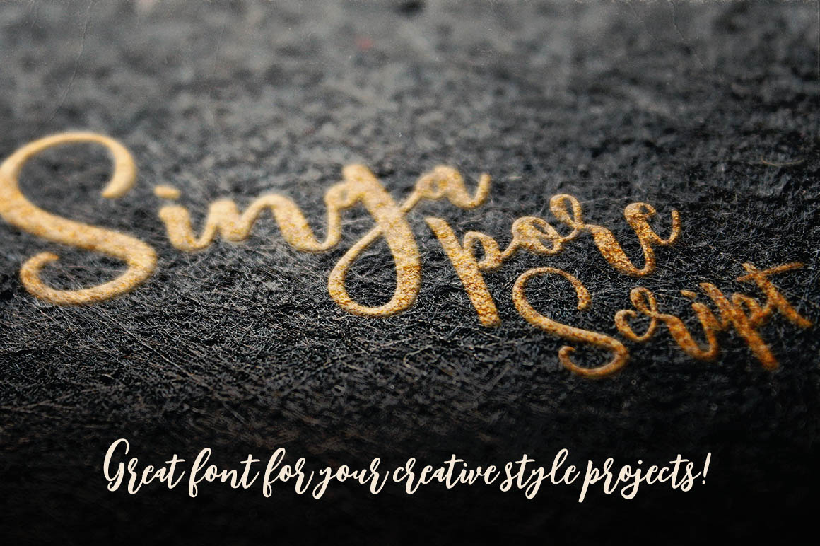 Singapore Script Font