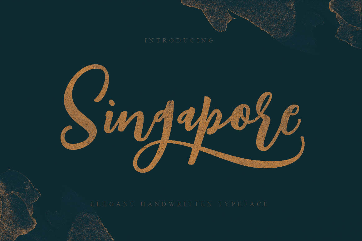 Singapore Script Font