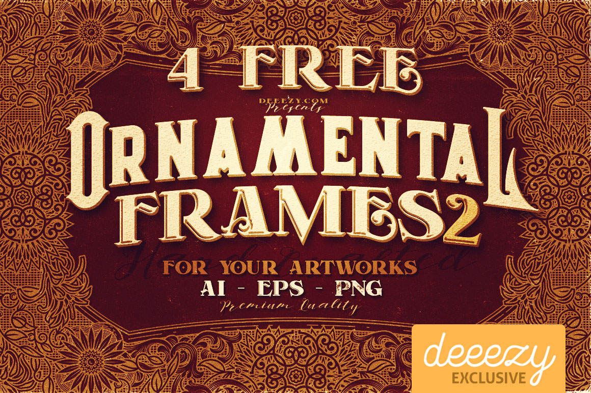 4 Free Ornamental Frames 2