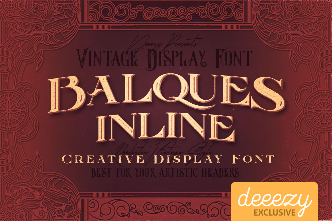 Balques Inline - Free Font