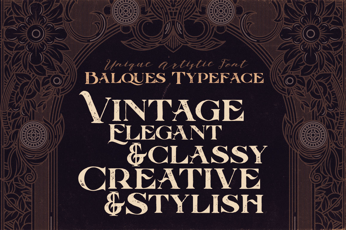 Balques Inline - Free Font