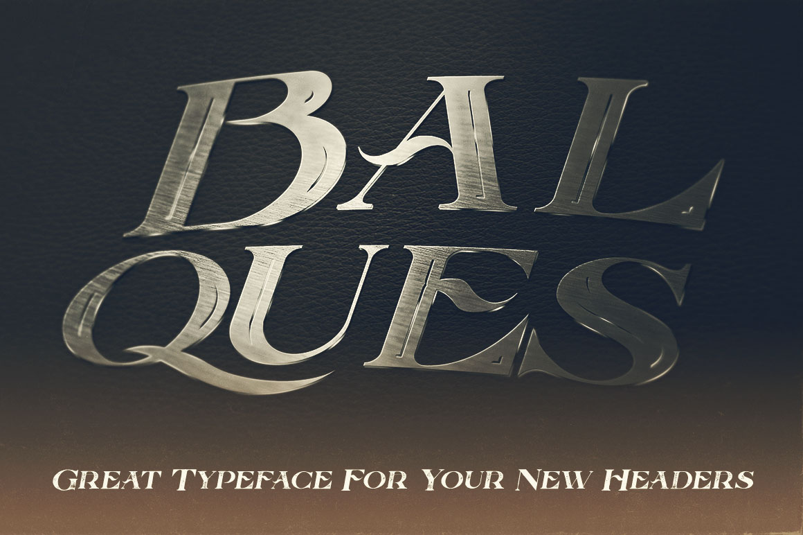 Balques Inline - Free Font