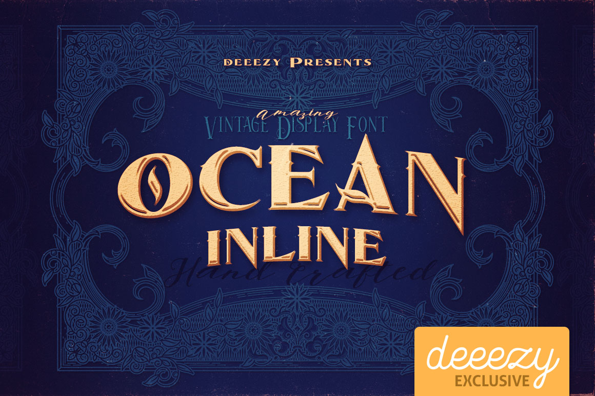 Ocean Inline - Free Font
