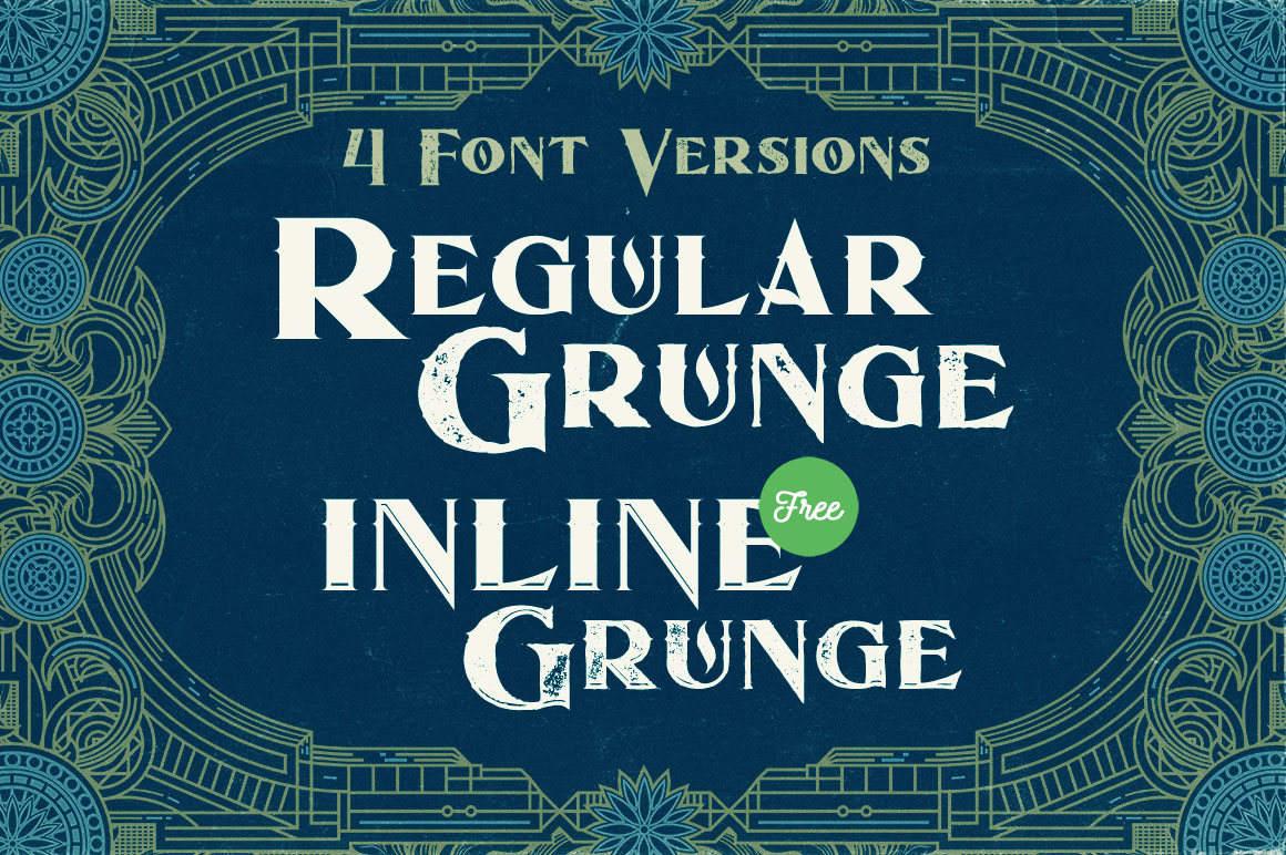 Ocean Inline - Free Font