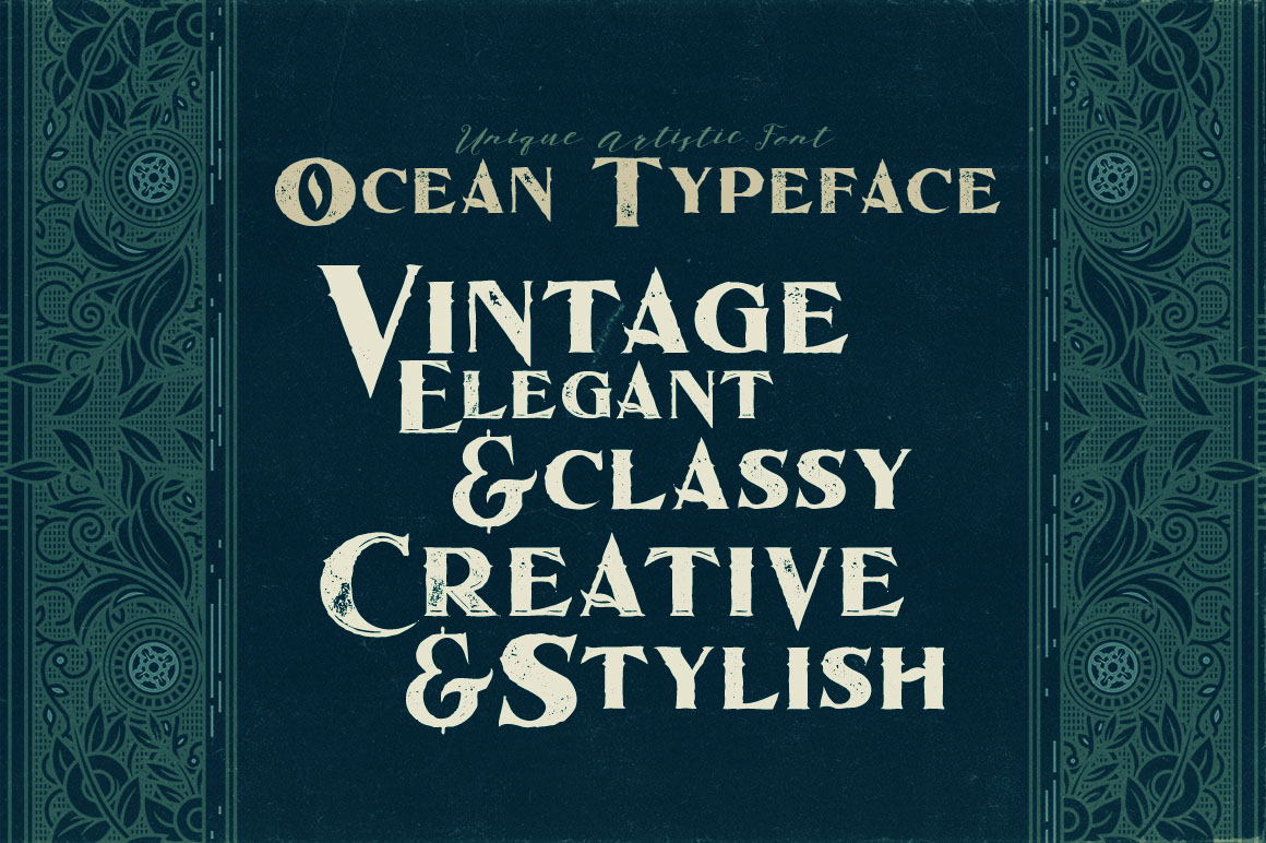 Ocean Inline - Free Font