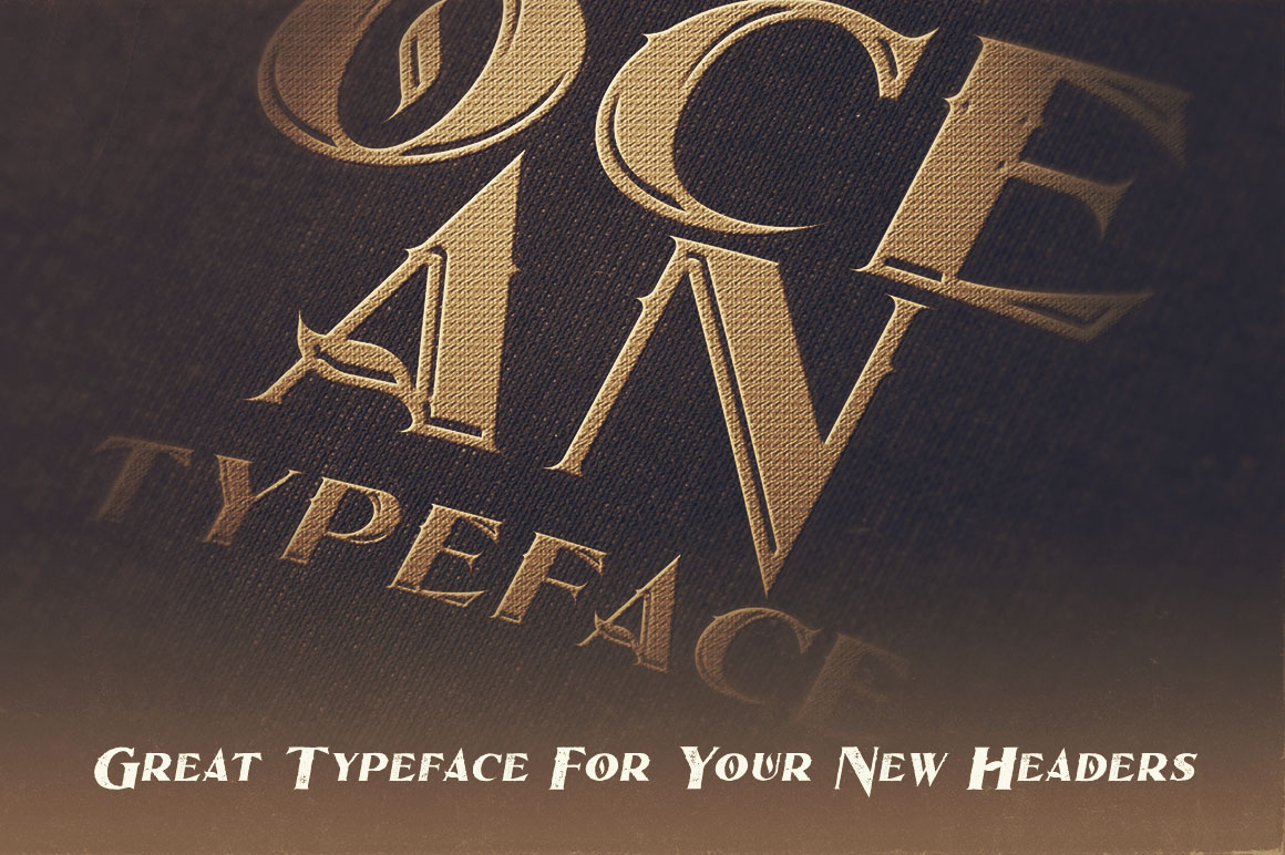 Ocean Inline - Free Font