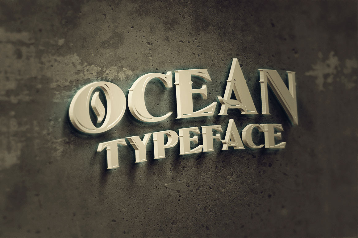 Ocean Inline - Free Font