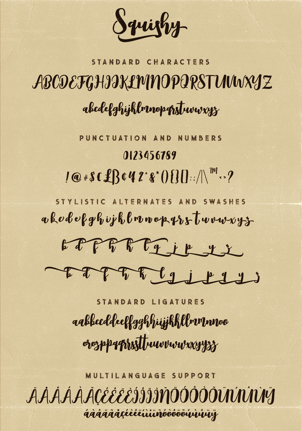 Squishy Script Font