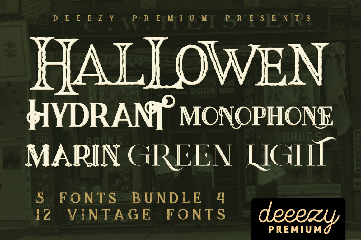 5 Fonts Bundle 4
