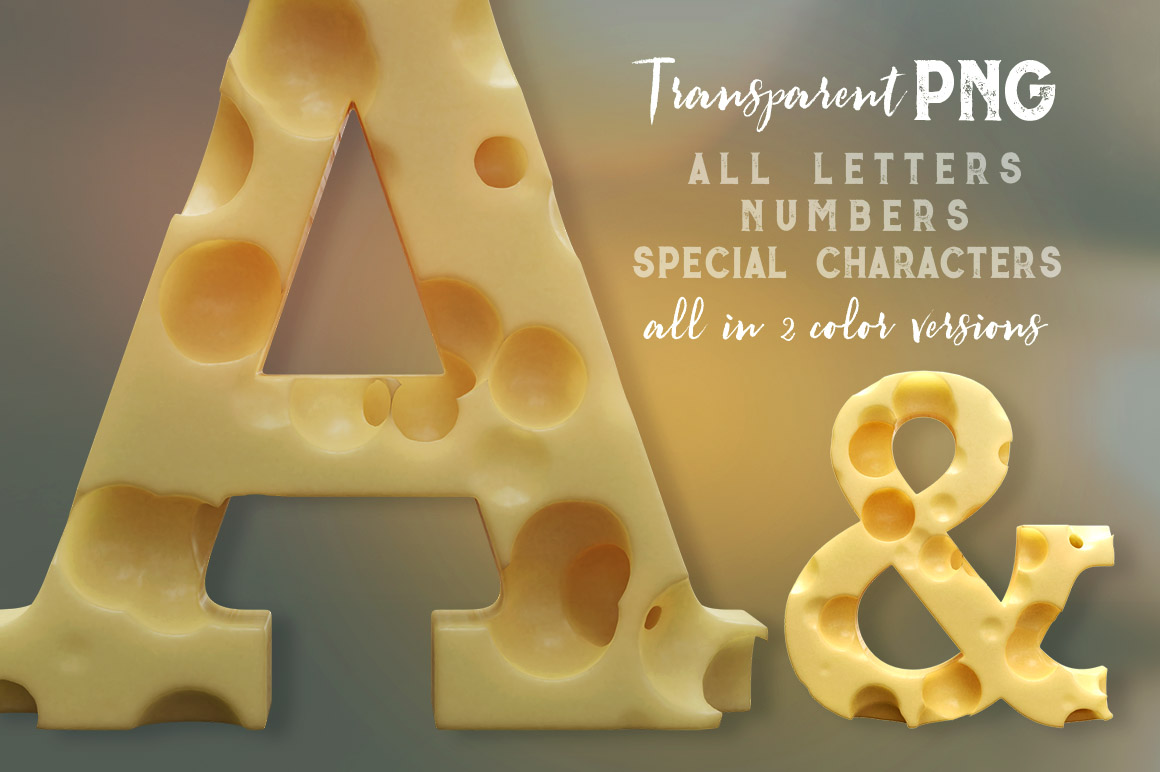 Cheese - 3D Lettering