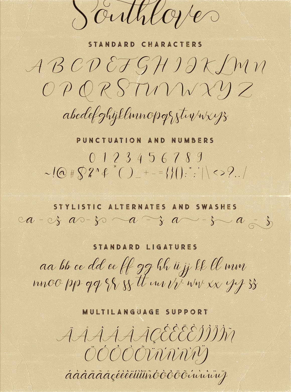 Southlove Script Font