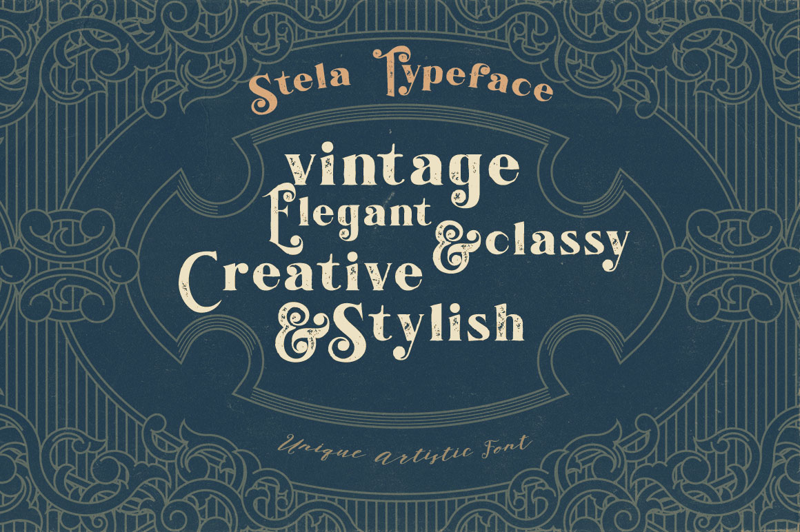 Stela Bold Inline - Free Font