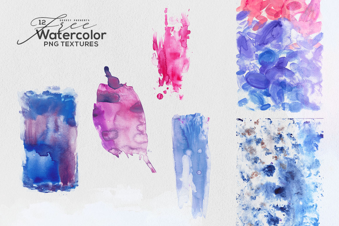 12 Free Abstract Watercolor Textures