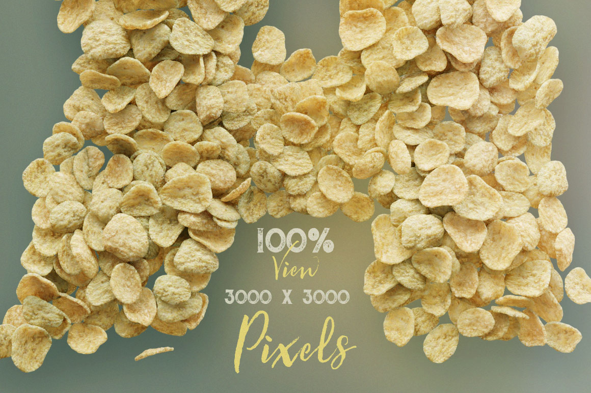 Corn Flakes - 3D Lettering
