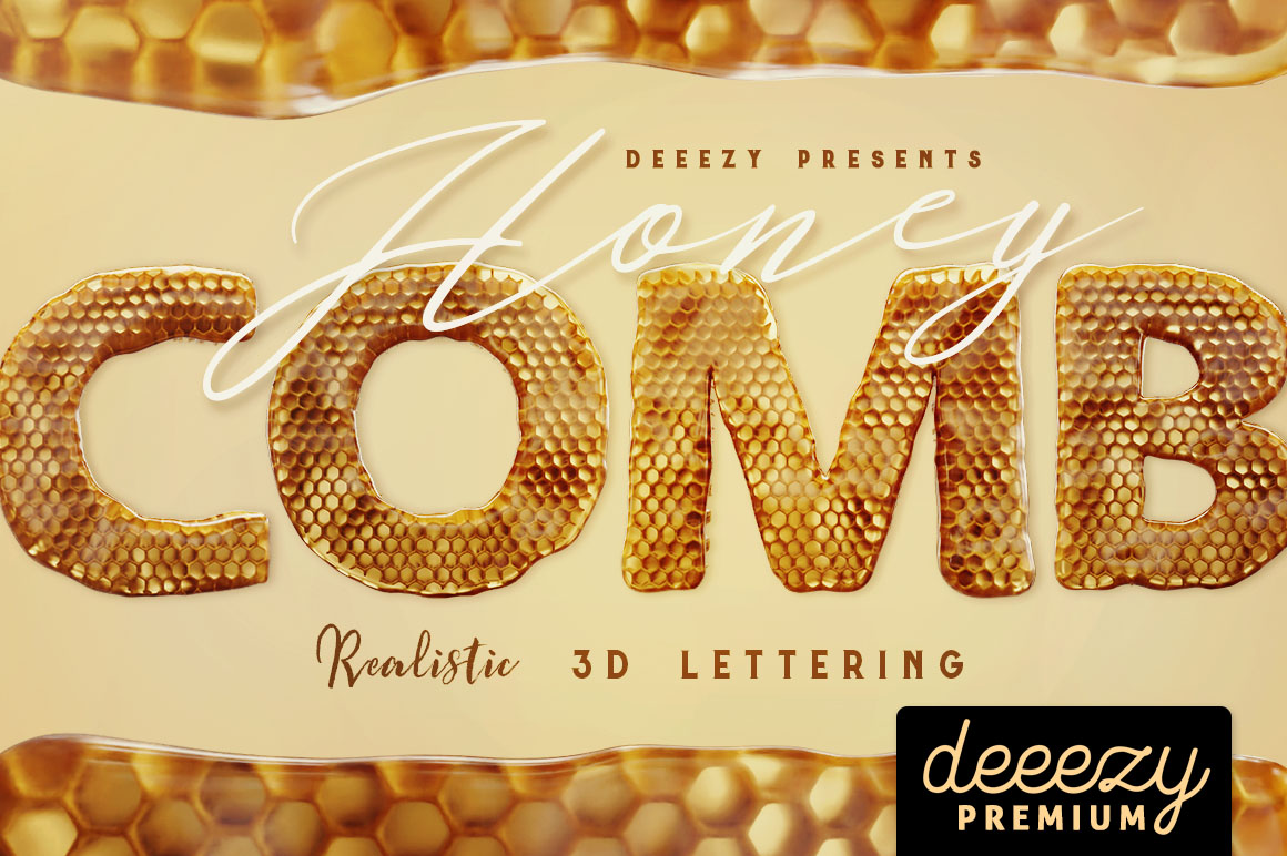 Honeycomb - 3D Lettering