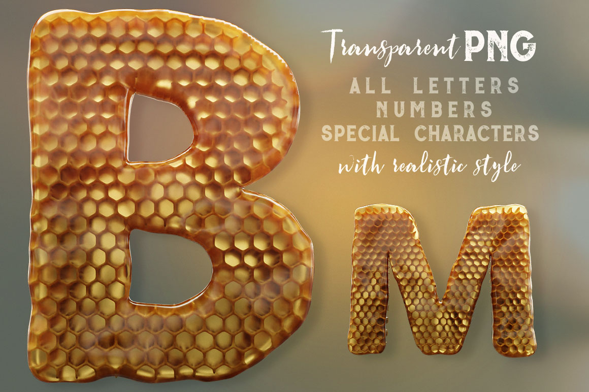 Honeycomb - 3D Lettering