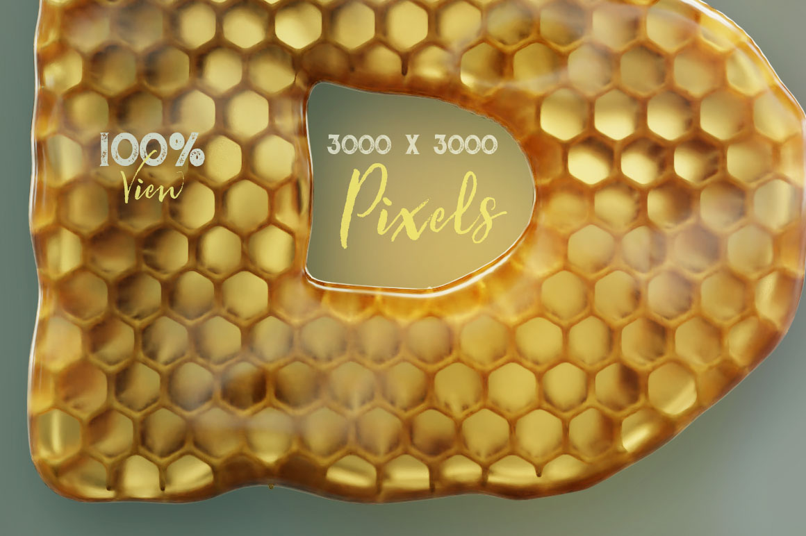 Honeycomb - 3D Lettering